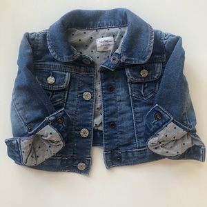 GAP Baby denim jean jacket 0-6 months